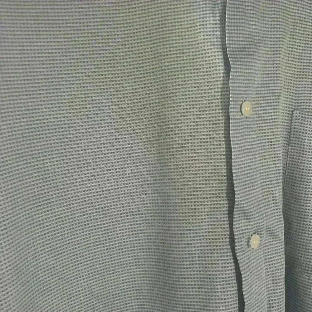 Mens Boss Hugo Boss Blue Checkered Shirt Size 34/35 17 - Picture 3 of 4